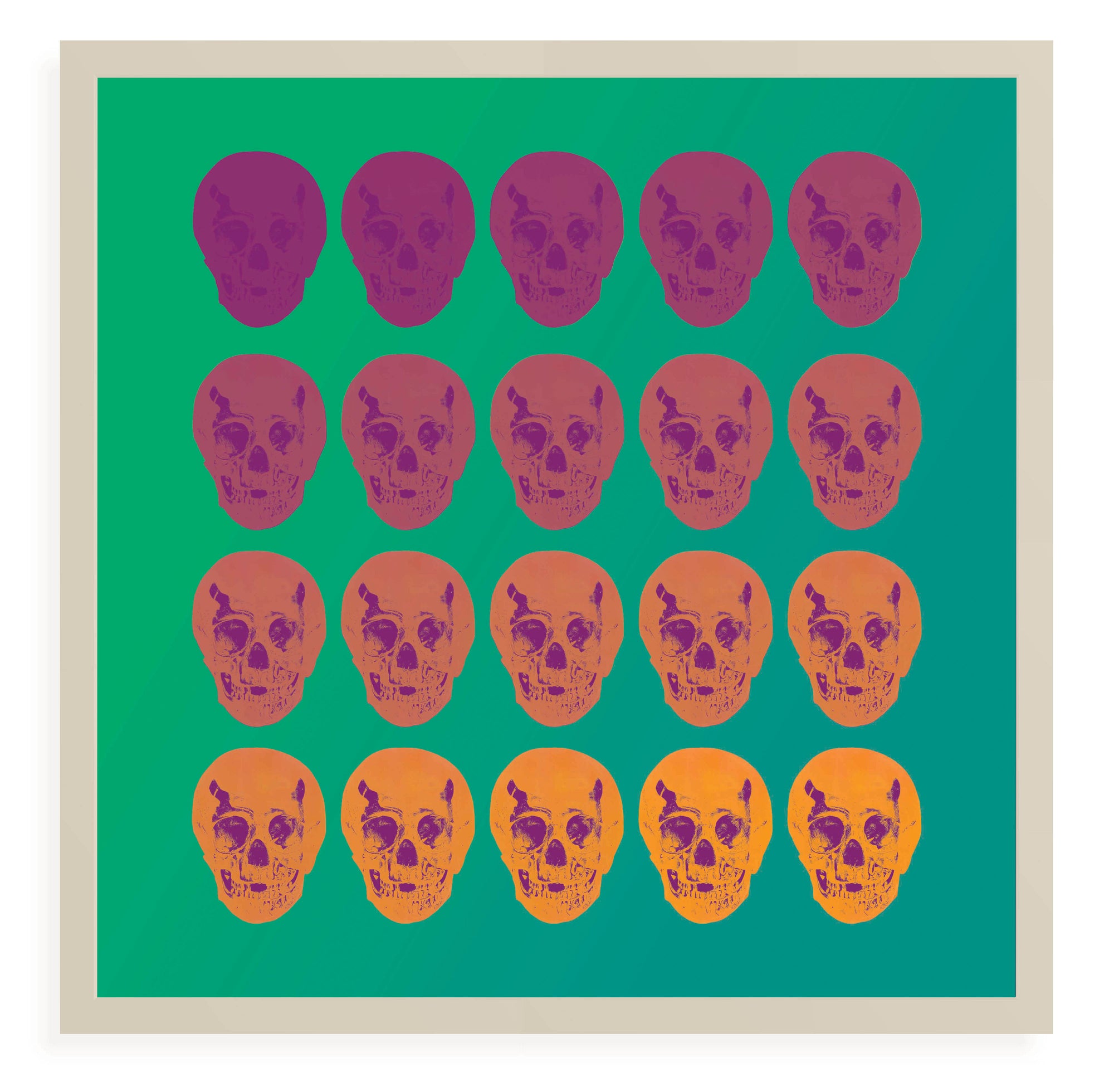 Chromatic Skulls: Mimosas in Batroun