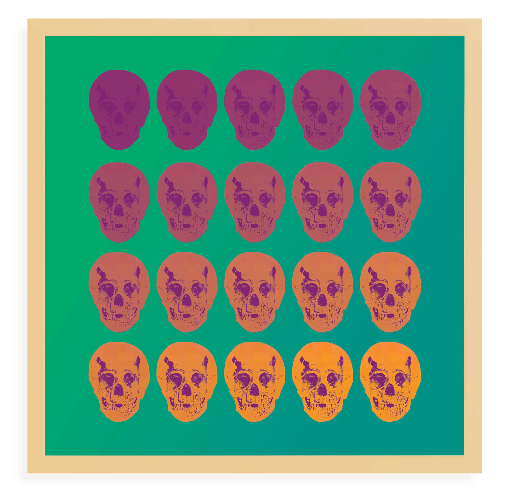 Chromatic Skulls: Mimosas in Batroun