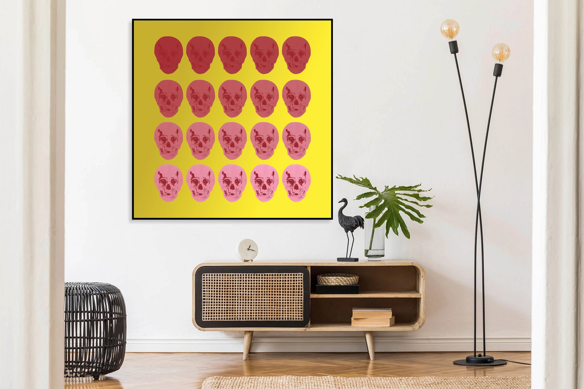 Chromatic Skulls: Rhubarb and Custard
