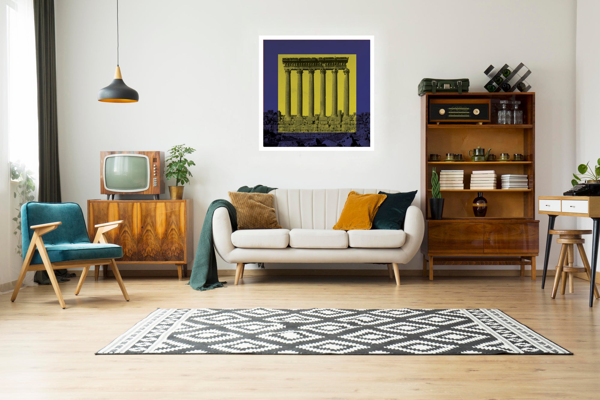 Temple of Jupiter (Purple & Yellow)