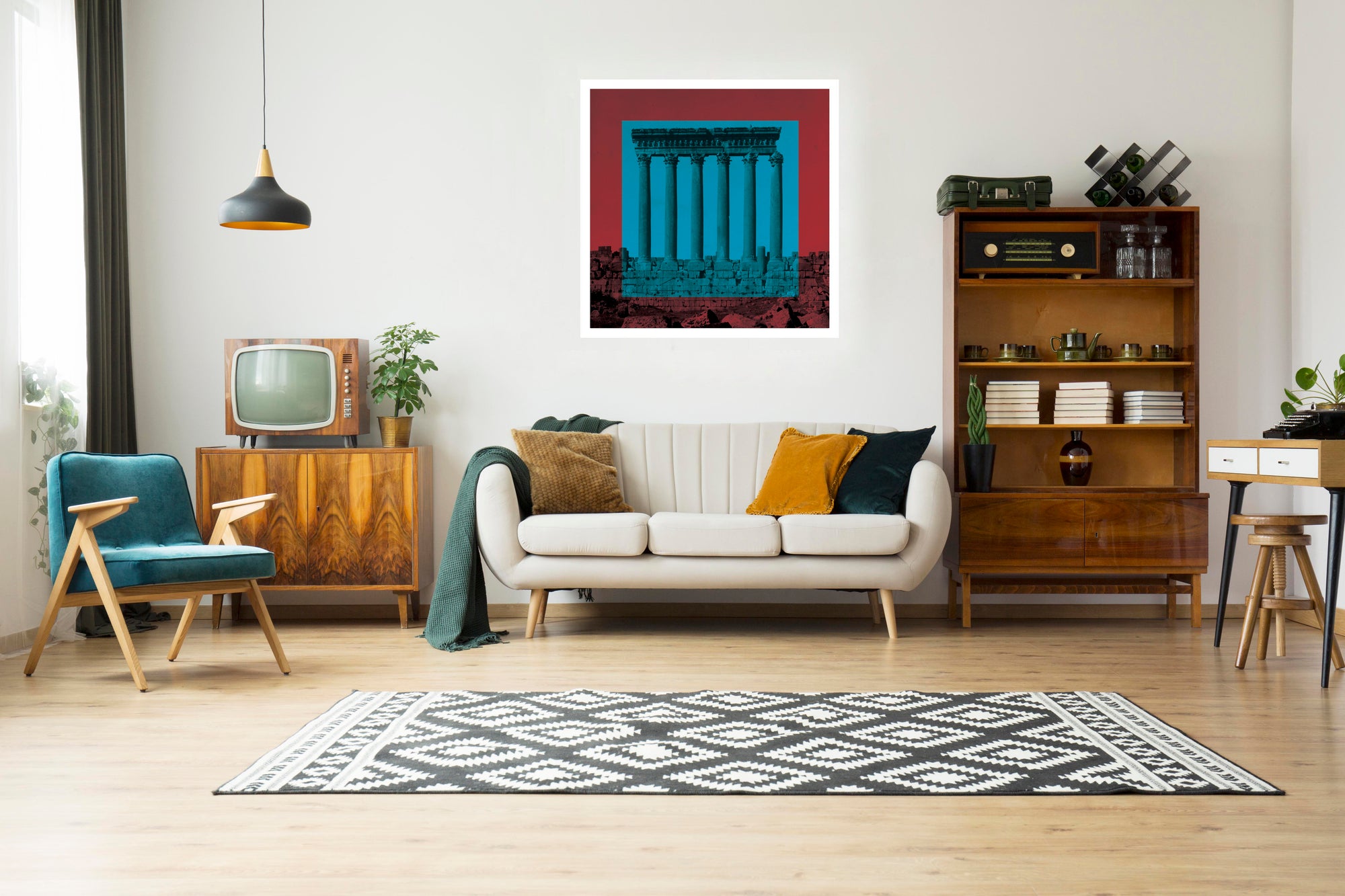 Temple of Jupiter (Red & Cyan)