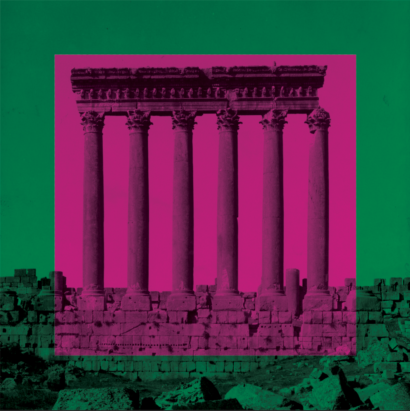 Temple of Jupiter (Green & Magenta)
