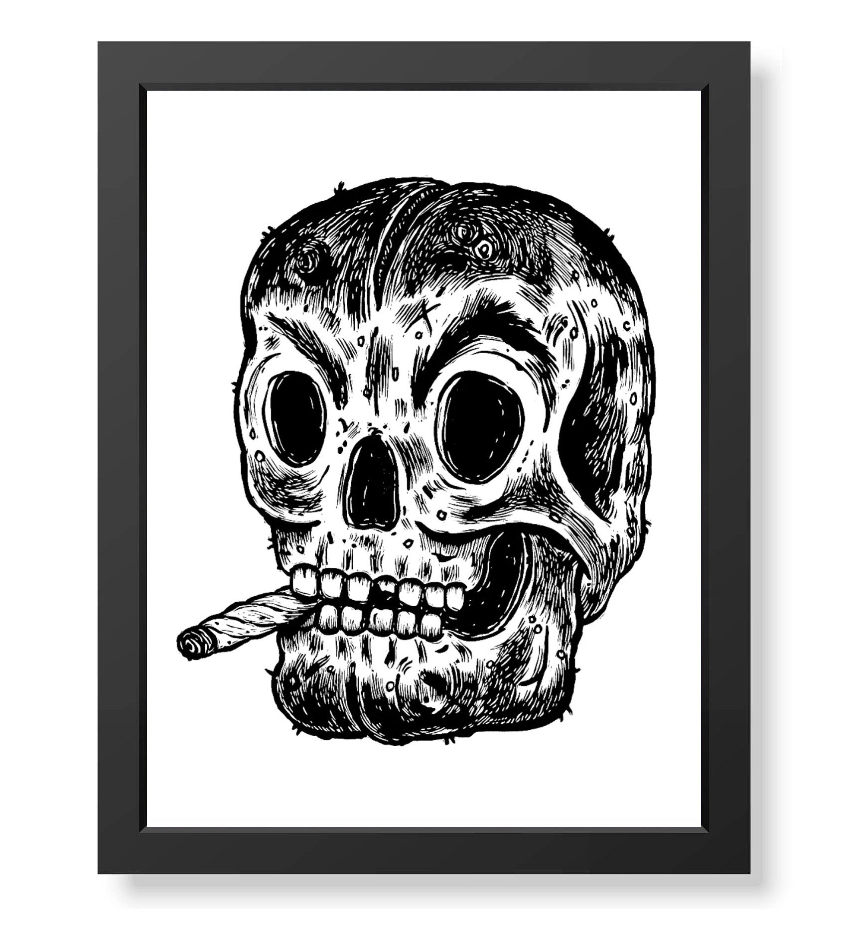 Smoking Skull