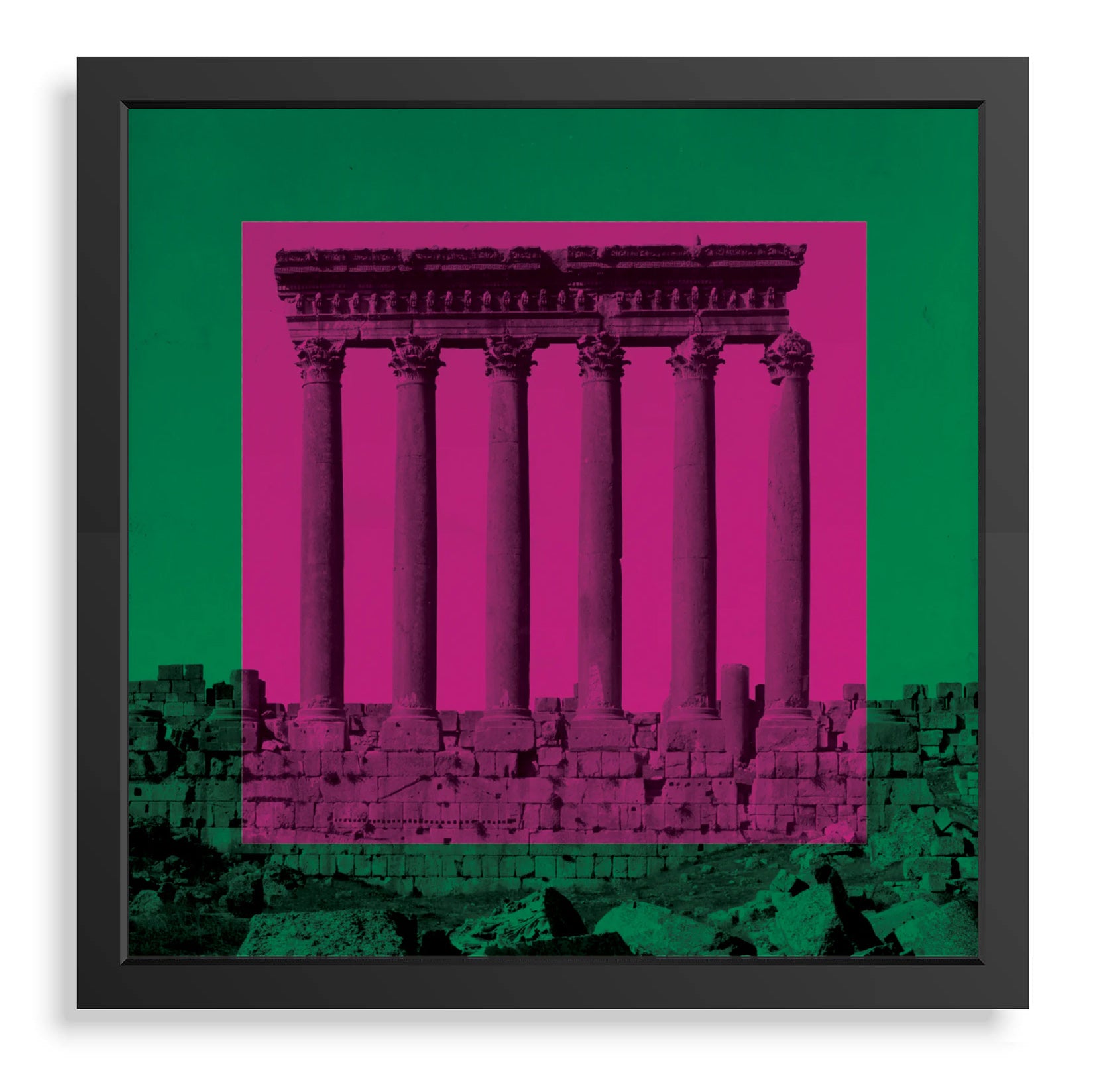 Temple of Jupiter (Green & Magenta)