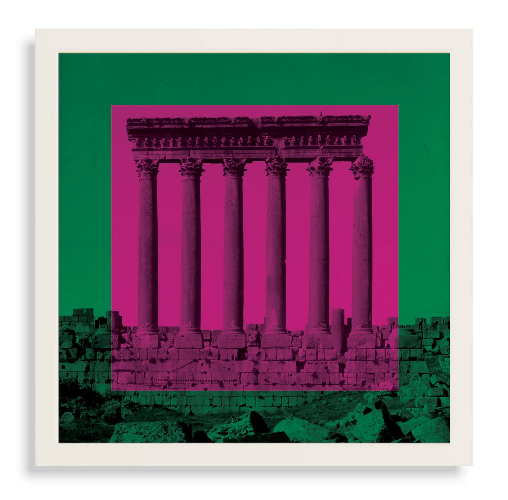 Temple of Jupiter (Green & Magenta)