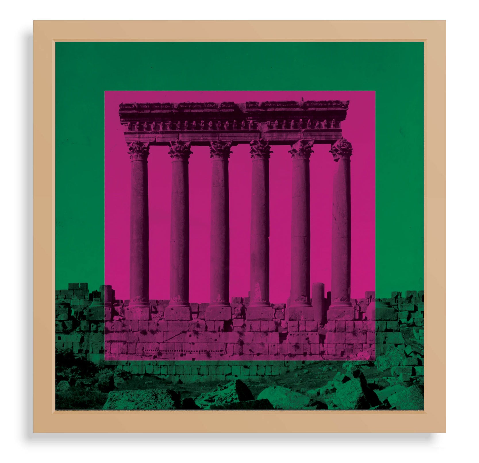 Temple of Jupiter (Green & Magenta)