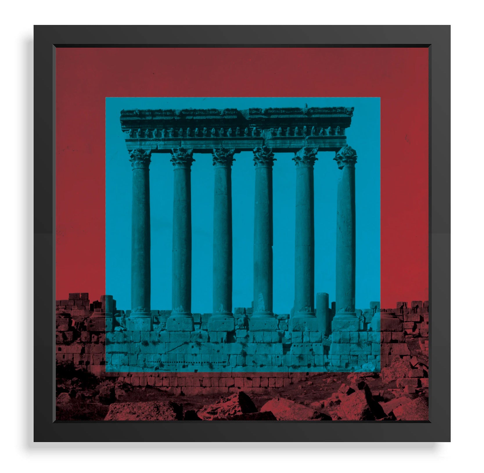 Temple of Jupiter (Red & Cyan)