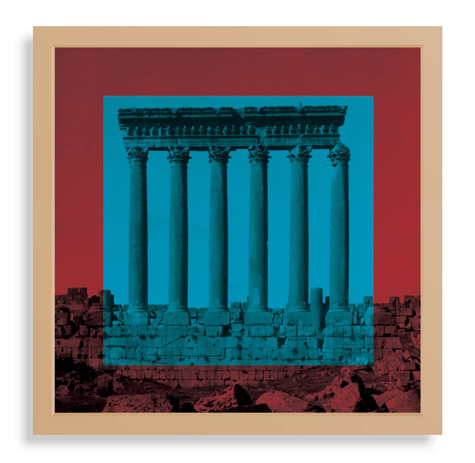 Temple of Jupiter (Red & Cyan)